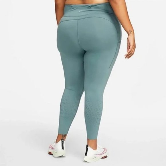 Nike Epic Luxe Mid-Rise Pocket Running Leggings 3X - Picture 3 of 15